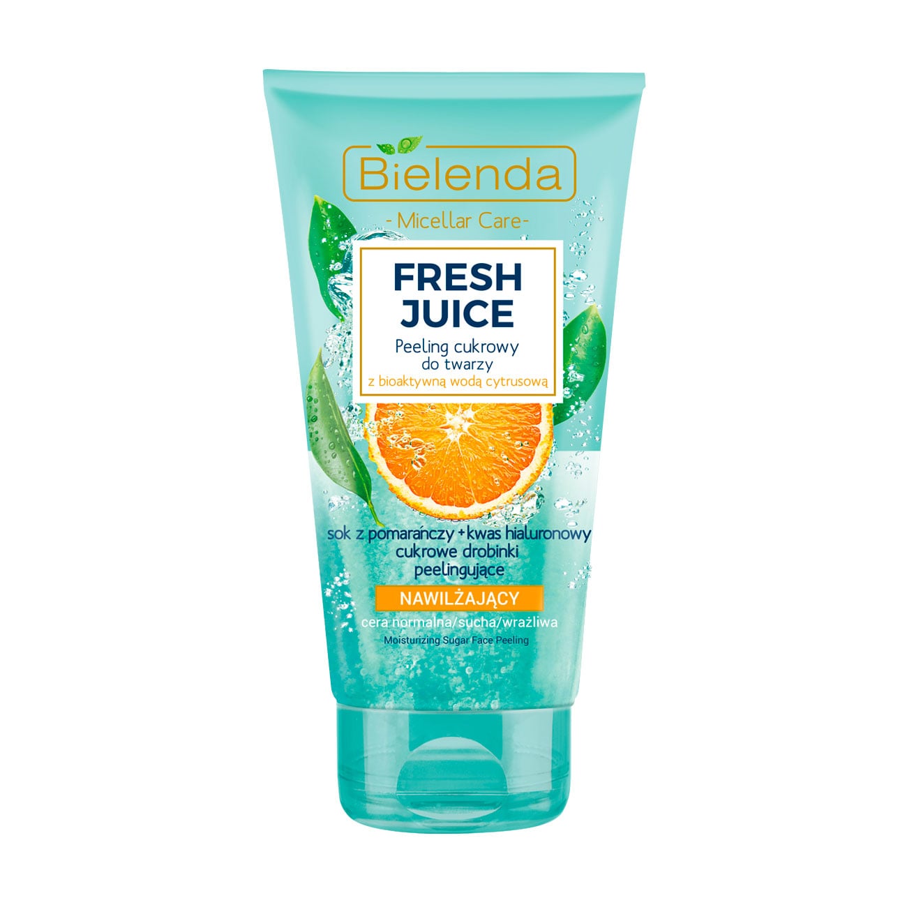 Зволожувальний цукровий скраб для обличчя Bielenda Fresh Juice, 150 г
